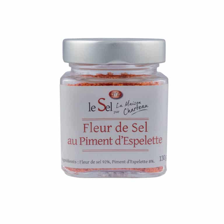 Fleur de sel with Espelette chili pepper 130g La Maison Charteau