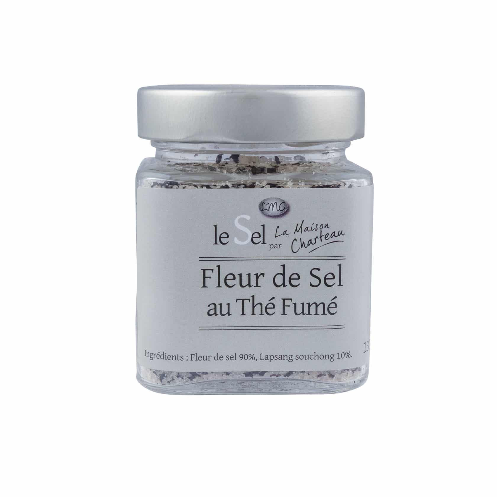 Fleur de sel with smoked tea – 130g - La Maison Charteau - Etoilez vos  plats - Sel récolté à Guérande
